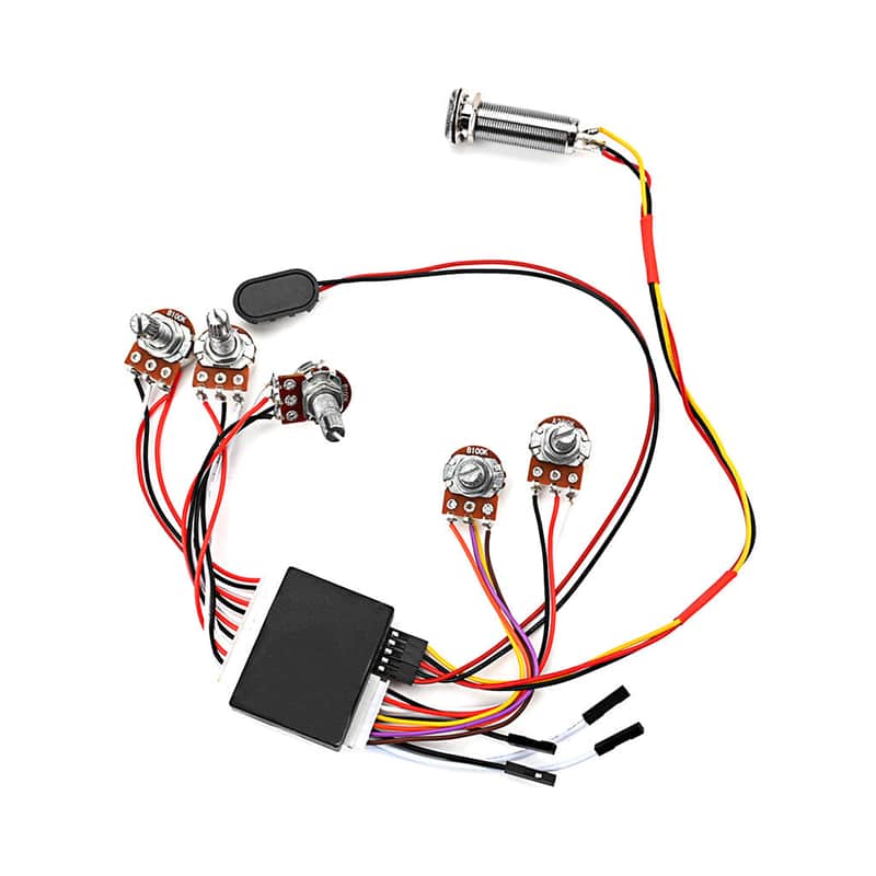 Active Bass EQ Control System 5 Potentiometer Preamp Module image 1