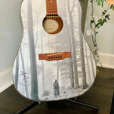 folklore Album Guitar Autographed By Taylor Swift image 1