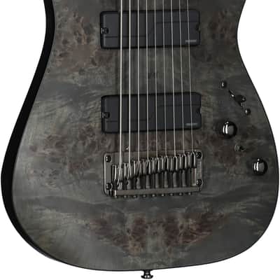 Ibanez Axe Design Lab RG9PB 9-string Electric Guitar - Transparent Gray Flat image 5