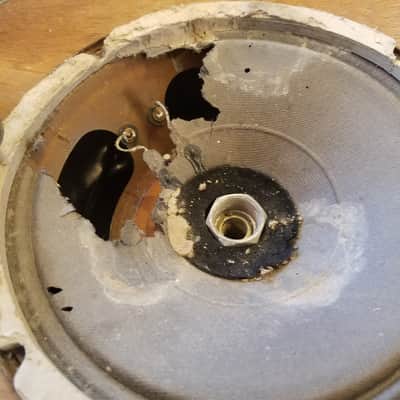 University Sound Insane barn find: Pair HUGE CLC Waterproof Speakers AlNiCo Hi-Fidelity 8 Ohm Drivers 25 Watt Horn 1960 Green image 7
