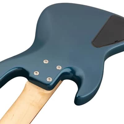 Sadowsky MetroLine 21-Fret Vintage J/J Bass-Red Alder Body-5 String-Solid Dark Lake Placid Blue Metallic High Polish image 6
