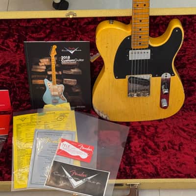 Fender Custom Shop 51 Ltd HS Telecaster Relic 2018 - Blonde image 1