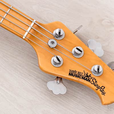 1997 Ernie Ball Music Man StingRay Bass 4 H EX Natural, Japan image 4