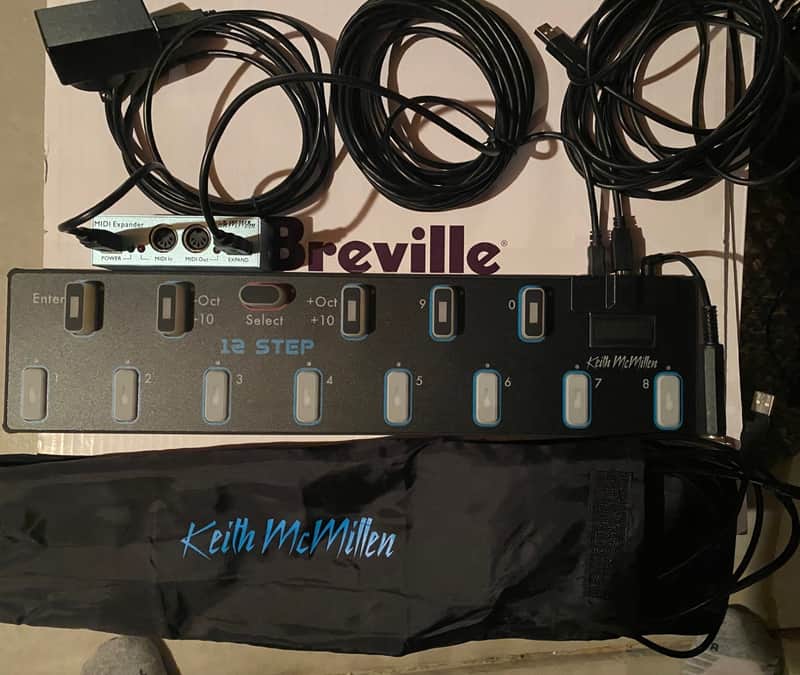 KEITH McMILLEN INSTRUMENTS 12 STEP CONTROLLER/FOOT PEDALS AND MIDI EXPANDER image 1
