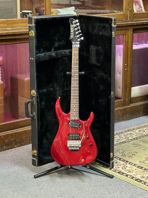 1993 Hamer USA Diablo - Translucent Red w/Original Hardshell Case image 1