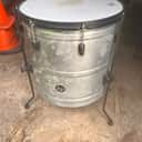 Latin Percussion LP1618 RAW Series 18" Street Can Drum 2010s - Silver/Black
