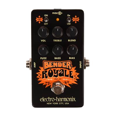 Electro-Harmonix Bender Royale MK III Germanium Fuzz Pedal BlackElectro-Harmonix Bender Royale MK III Germanium Fuzz Pedal Black image 1