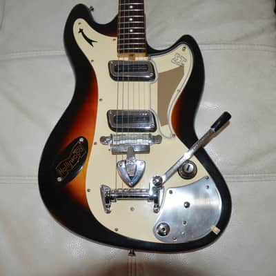superb and very rare solid body style jaguar mid 60 'in good condition for its age +gigbag Gibson image 1