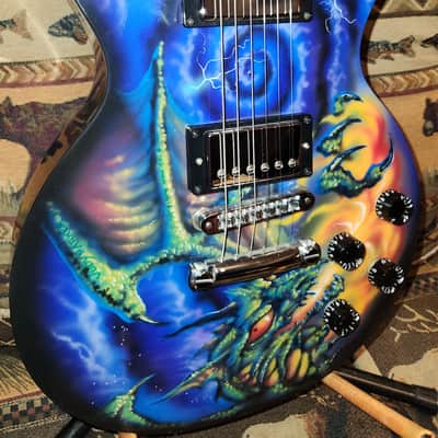 Gibson Custom Shop Hand Painted LP one of a kind crafted image 2
