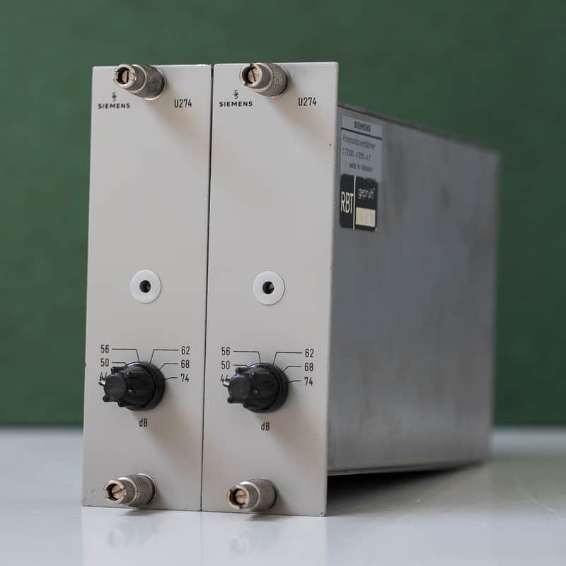 Siemens Sitral set of 2 x U274 talkback mic preamp / limiter combination, family of V276 and U273. image 1