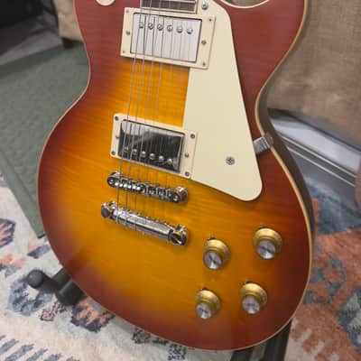 Epiphone "Inspired by Gibson Custom" '59 Les Paul Standard - Washed Cherry Sunburst image 4