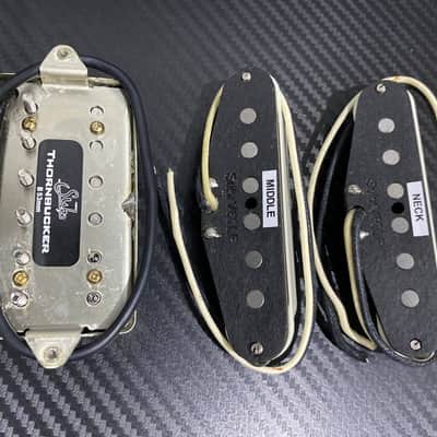 Suhr Thornbucker & Suhr V60 Low Peak with Ibanez DMX9 H-S-S 9 Channels | Azes40 Switch | Brushed Nickel Finish | Expedited Delivery Included | image 7