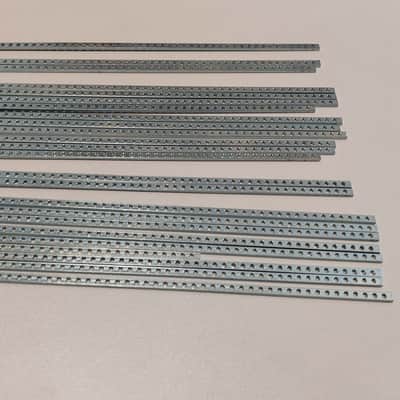 2 x 56hp / M3 (3mm) Eurorack Threaded Nut Strips (Pair) image 3