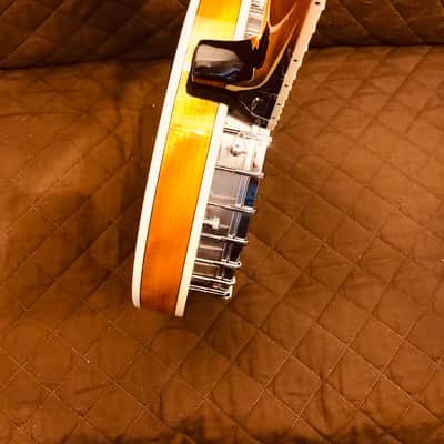 Washburn B10 Americana Series Remo Top Wood Mahogany Neck 5-String Banjo w/Mahogany Resonator image 11