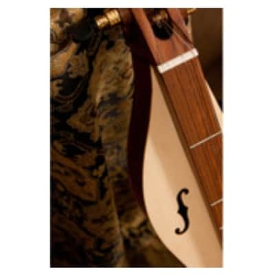 Roosebeck DMCRT4 Mountain Dulcimer 4-String with Cutaway Upper Bout and F-Holes. New with Full Warranty! image 8