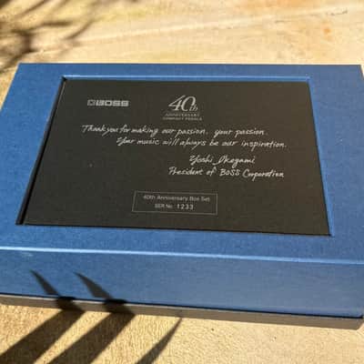 Boss BOX-40 40th Anniversary Box Set 2017 - Green/Red/Yellow image 2