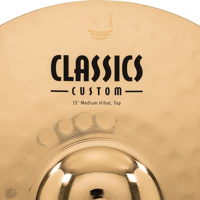 MEINL CC15MH-B Classics Custom Brilliant Medium HiHat 15 Zoll Becken image 7