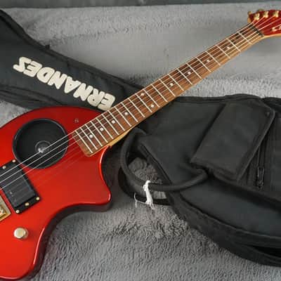 Fernandes ZO-3 Electric Guitar w/ Built-In Speaker, Gig Bag – Red – Made in Japan image 21
