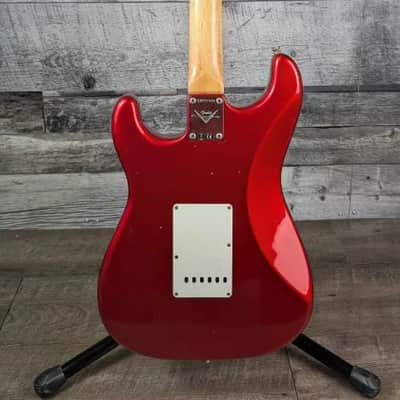 Fender Custom Shop 1960 Stratocaster Journeyman Relic, Aged Candy Apple Red image 7