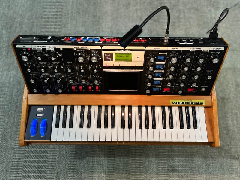 Moog Minimoog Voyager Signature Edition 44-Key Monophonic Synthesizer 2003 - Cherry Cabinet image 1