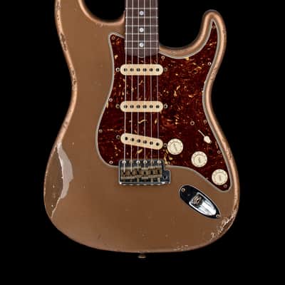 Mint Fender Custom Shop Austin Macnutt Masterbuilt Empire 67 Stratocaster Relic - Firemist Gold #65952 image 1