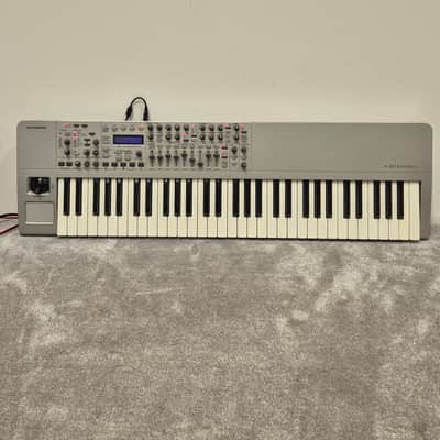 Novation X-Station 61-Key 8-Voice Synthesizer with USB Interface 2004 Silver