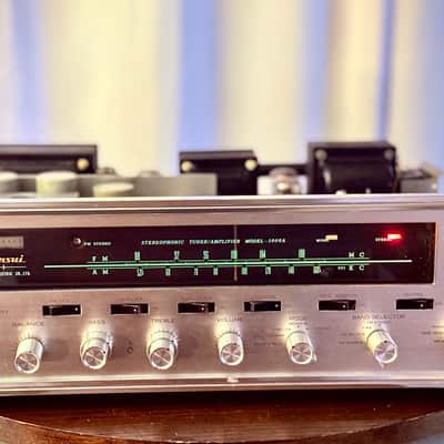 🎶✨ Sansui 1000A Tube AM/FM Stereo Receiver — Serviced & Cleaned by Cove Electronics, Fully Tested Working, w/ Original Tube Cage (7591 Output) image 9