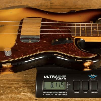Fender Custom Shop Limited 63 Precision Bass - Heavy Relic Faded Aged 3-Tone Sunburst image 10