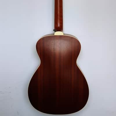 Guild Westerly Collection Series M-240E Troubadour - Pau Ferro Fretboard - 2019 - Present - DeArmond Tone Boss Sound Hole P/U - Vintage Sunburst (VSB) - Satin image 17