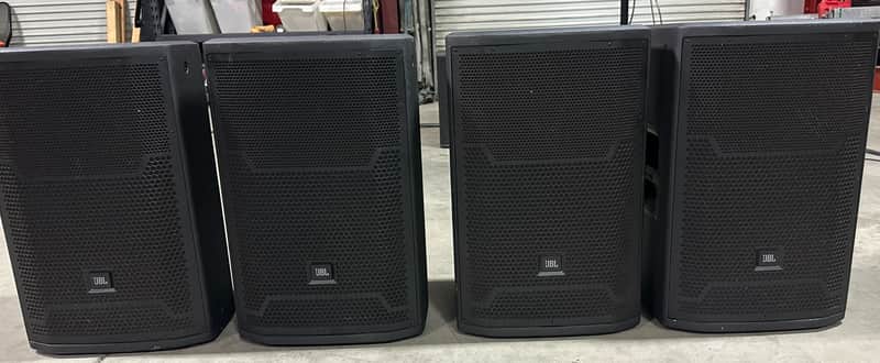 JBL PRX712 12" Powered 2-Way Main/Floor Monitor Speaker - Black image 1