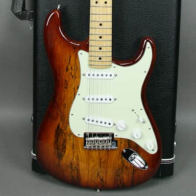 2015 Fender American Select Stratocaster Electric Guitar RARE Splated Maple OHSC image 4