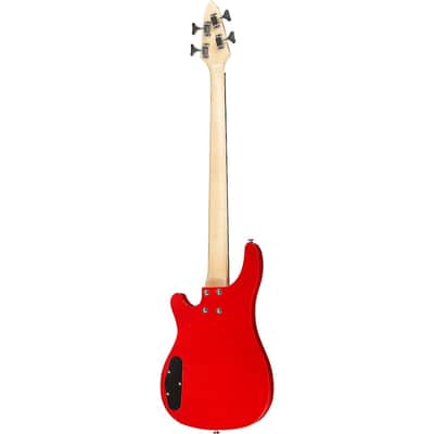 Rogue SX100B Series II Electric Bass Guitar - Regular Candy Apple Red image 2