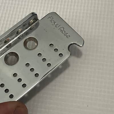 1980's Era Kramer Guitar NFT German Made Original Floyd Rose Chrome Tremolo Bridge Base Plate image 3