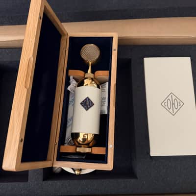 Soyuz Microphones SU-017 Large Diaphragm Cardioid Tube Condenser Microphone 2010s - Cream / Brass image 2