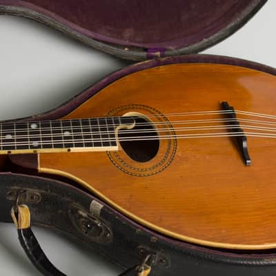 Gibson  Style H-1 Carved Top Mandola (1910), ser. #9789, original black hard shell case. image 15