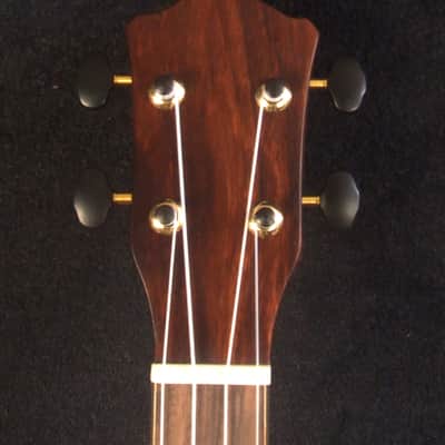 Handmade Pineapple Concert Ukulele, Solid Hawaiian Koa, Spalted Maple, Pineapple Soundhole, Soft-bag, Bruce Wei UW15-2309 image 2