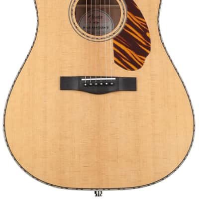 Fender Paramount PD-220E Dreadnought Acoustic Guitar, with 2-Year Warranty, Natural, with Case image 4