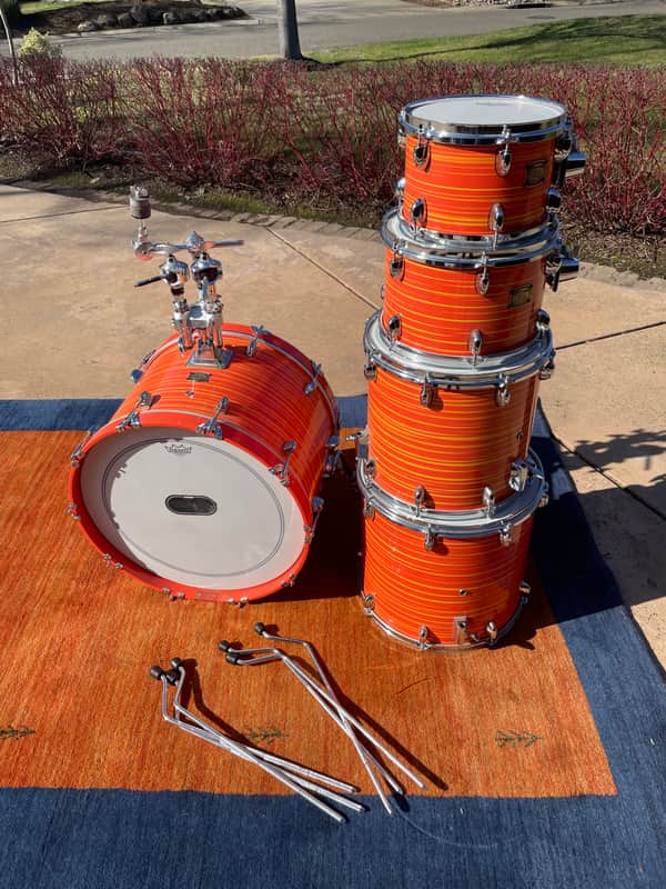 Yamaha Club Custom Drums 2014 - Orange image 1