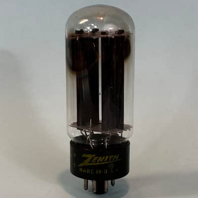 1959 Raytheon 5U4GB Vintage Black Plate 1950s Zenith Rectifier Tube! T522 image 1