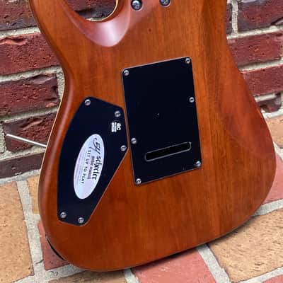 Schecter C-1 Exotic Spalted Maple 2023 - Satin Natural Vintage Burst - GIGBAG INCLUDED image 5