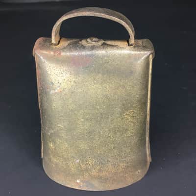 Cowbell 4 Inch Hand Forged Blacksmithed Antique Cow Bell image 4