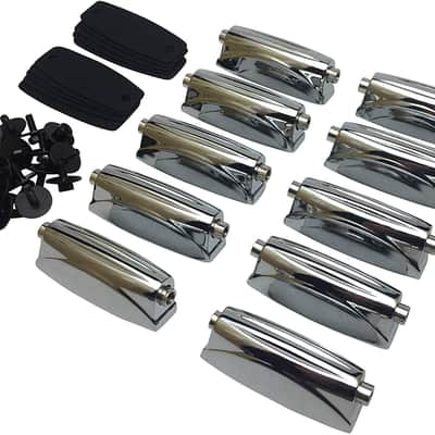 Double End Drum Lugs Tom/Snare - ROSS Percussion (Chrome) image 3