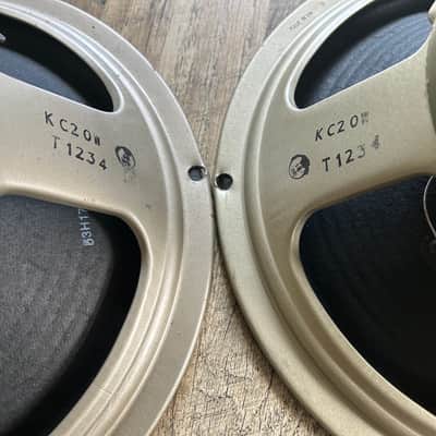 Celestion T1234 1971 Greenback Matched Pair image 2