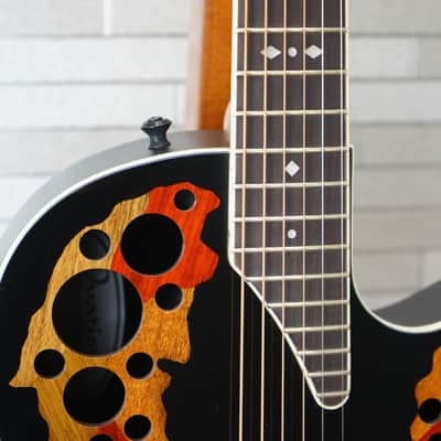 Ovation Pro Series 2778AX-5-G Electric Acoustic Guitar - Black image 3