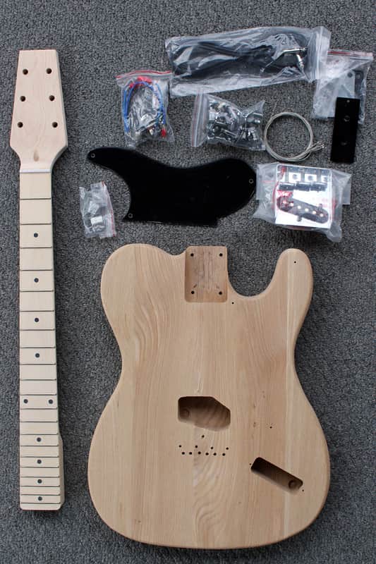 DIY Esquire Snakehead “Tele-Style” Guitar Kit - NEW - Unfinished image 1