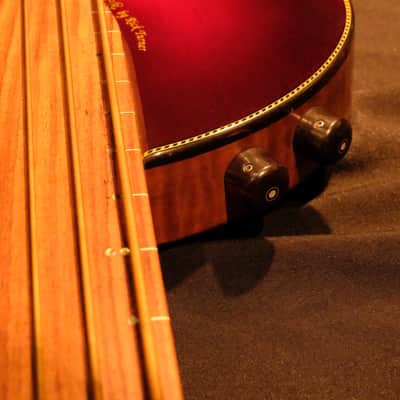 Rick Turner Renaissance  5 String Acoustic Electric Fretless Bass (RB 5-FL) Cherry Sunburst image 4