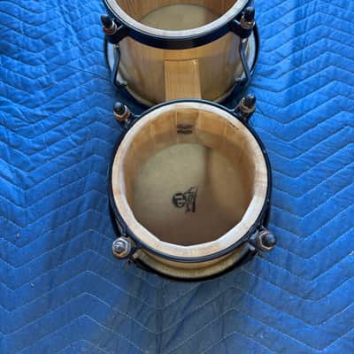 Latin Percussion Aspire LP Series Wood Bongo Set 2010s - Natural with Black Hardware image 6