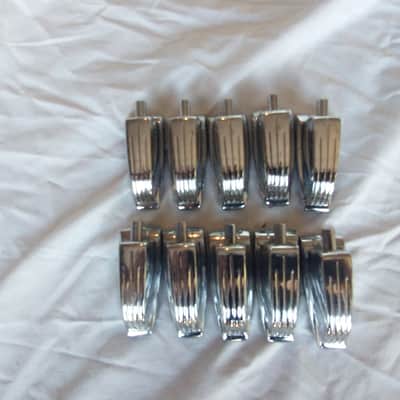 Ludwig (10) Vintage super classic bass drum lugs w/ screws 1960s mint! image 2
