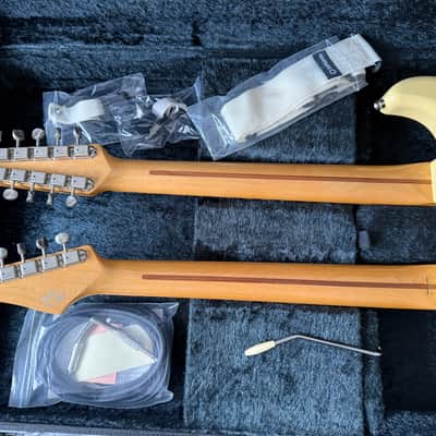 Fender Stratocaster Yngwie Malmsteen Signature Model STW-230YM Made in Japan 1994-1995 Vintage Cream Butter White image 5