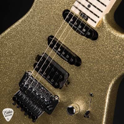 Charvel USA Custom Shop San Dimas HSS - Gold Sparkle image 13